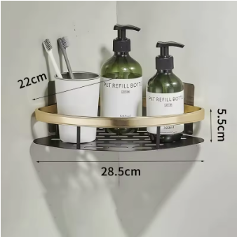 Estante de Baño sin Taladro | Organizador Adhesivo Resistente