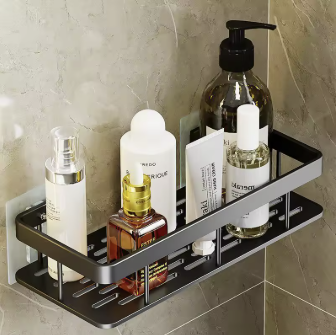 Estante de Baño sin Taladro | Organizador Adhesivo Resistente