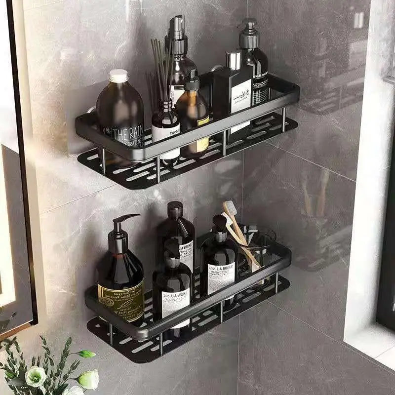 Estante de Baño sin Taladro | Organizador Adhesivo Resistente