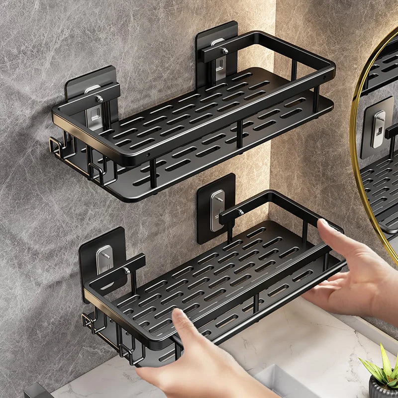 Estante de Baño sin Taladro | Organizador Adhesivo Resistente