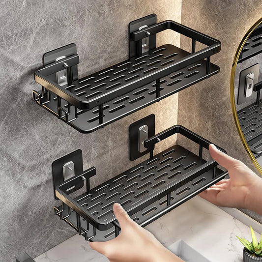 Estante de Baño sin Taladro | Organizador Adhesivo Resistente